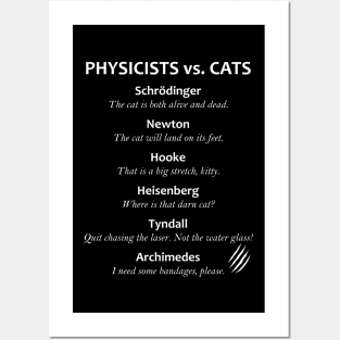 Physicists vs. Cats Posters and Art